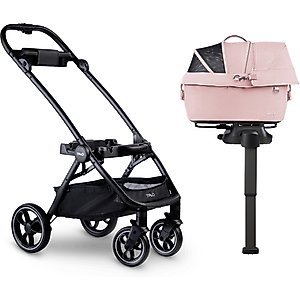 Tavo Pets Maeve + Roscoe 3-in-1 Dog & Cat Car Seat Travel System, Sakura, 5X