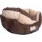 Show in main carousel: Armarkat Cozy Bolster Cat & Dog Bed, Mocha/Beige slide 7 of 11