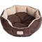Show in main carousel: Armarkat Cozy Bolster Cat & Dog Bed, Mocha/Beige slide 6 of 11