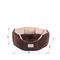 Show in main carousel: Armarkat Cozy Bolster Cat & Dog Bed, Mocha/Beige slide 4 of 11