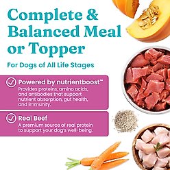 Solid Gold Homestyle Meal Skin & Coat Support Chicken + Gut Health Beef Dog Food Topper, 9-oz pouches, case of 2 slide 2 of 9