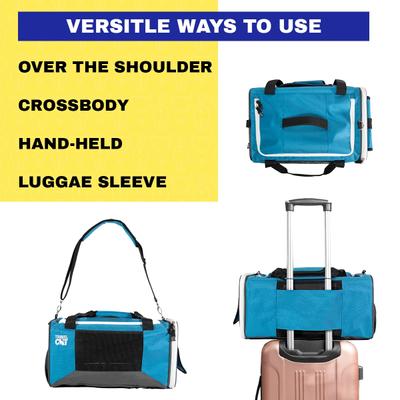 Show full view: Travel Cat Soft Cat Carrier, Blue slide 3 of 9