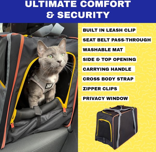 Show full view: Travel Cat Collapsible Cat Carrier, Black slide 3 of 10