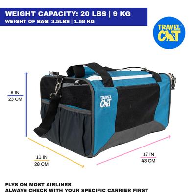 Show full view: Travel Cat Soft Cat Carrier, Blue slide 9 of 9