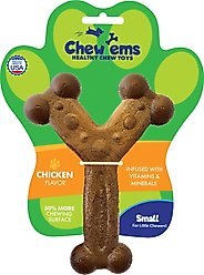 Chew'ems Y Bone Dog Toy, Chicken, Small