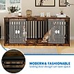 Show in main carousel: Yitahome Furniture Style Dog Crate, Rustic Brown, 71 inch slide 4 of 8