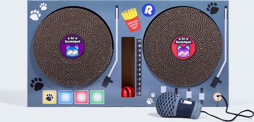 Show full view: Relatable DJ ScratchPad Cat Scratcher Toy slide 6 of 11