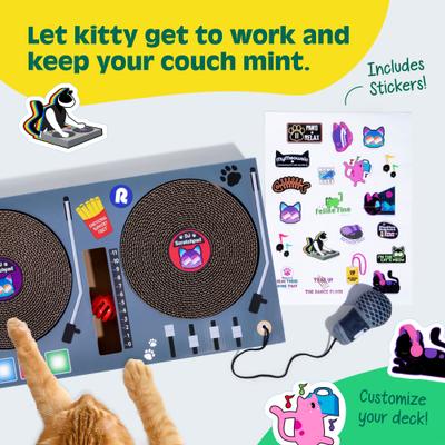 Show full view: Relatable DJ ScratchPad Cat Scratcher Toy slide 5 of 11