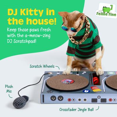 Show full view: Relatable DJ ScratchPad Cat Scratcher Toy slide 2 of 11