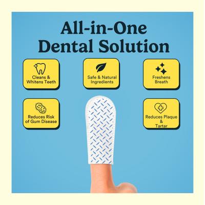 Show full view: Jasper Coconut Scented Dog Dental Wipes, 60 count slide 5 of 8