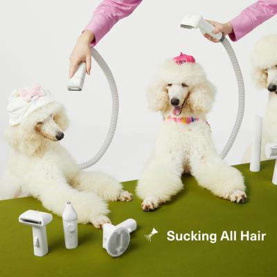 Show full view: Neakasa S1 Pro Pro 8-in-1 Dog & Cat Grooming Vacuum Kit, White slide 8 of 10