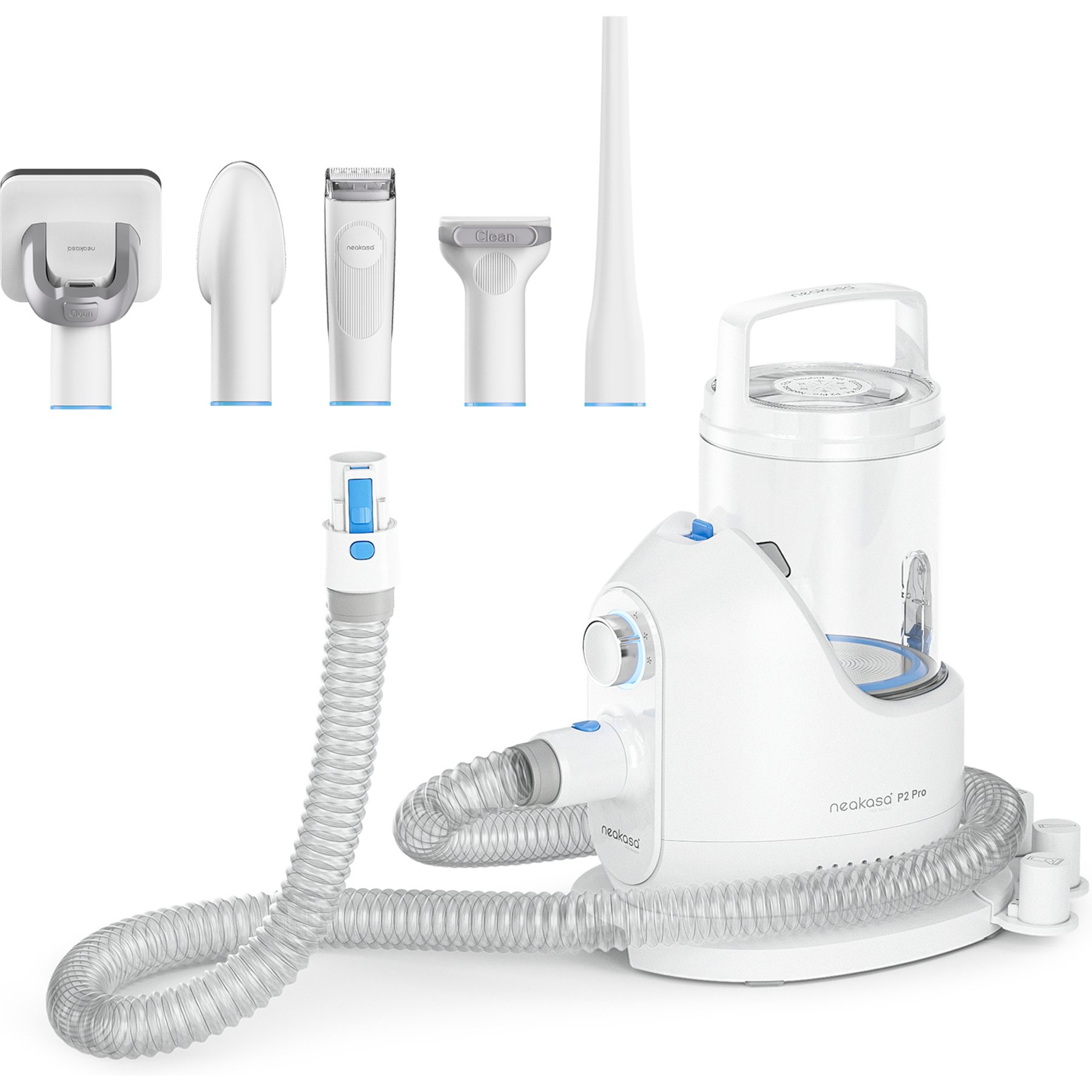 Neakasa P2 Pro 5-in-1 Dog & Cat Grooming Vacuum Kit, Blue