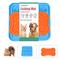 Show in main carousel: GOOPAWS Silicone Dog Lick Mat, Orange/Blue, 2 count slide 1 of 9