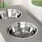 Show in main carousel: PawHut Height Adjustable Dog Bowls, Gray, 24.6 x 11.8 x 14.4-in slide 9 of 9