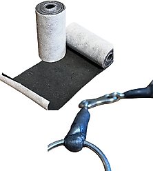 Ace Equestrian PRO4MANCE Latex Horse Bit Wrap, Black