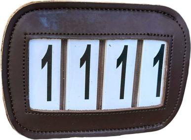 Show full view: Ace Equestrian PRO4MANCE Horse Number I.D. 4-Digit, Brown slide 2 of 2
