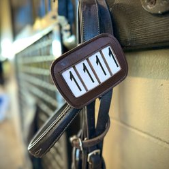 Ace Equestrian PRO4MANCE Horse Number I.D. 4-Digit, Brown