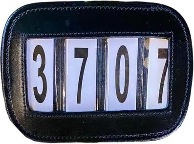 Show full view: Ace Equestrian PRO4MANCE Horse Number I.D. 4-Digit, Black slide 2 of 2