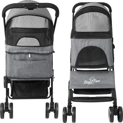 Show full view: BingoPaw Dog & Cat Stroller, Grey slide 9 of 10