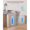 Show in main carousel: PEKTACO Stainless Steel Cat Water Fountain with Small Level Window, 3.2 liter slide 3 of 9