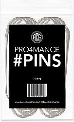 Ace Equestrian PRO4MANCE Horse Show Number Pins, 10 count