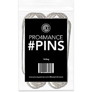 Ace Equestrian PRO4MANCE Horse Show Number Pins, 10 count