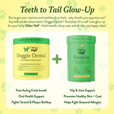 Show full view: Other Half Bacon Flavor Dog Dental Supplement, 45 scoops slide 8 of 10