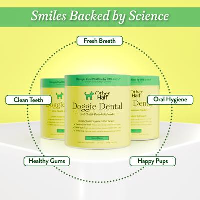 Show full view: Other Half Bacon Flavor Dog Dental Supplement, 45 scoops slide 6 of 10