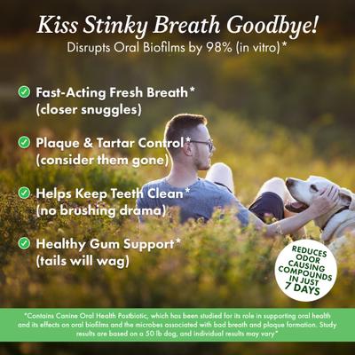 Show full view: Other Half Bacon Flavor Dog Dental Supplement, 45 scoops slide 3 of 10