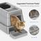 Show in main carousel: Aphyxen Stainless Steel Enclosed Cat Litter Box, Grey slide 6 of 10