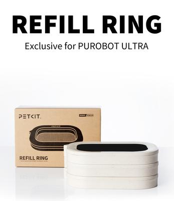 Show full view: PETKIT Purobot Ultra Automatic Cat Litter Box Bag Refill Ring, 3 count slide 2 of 9