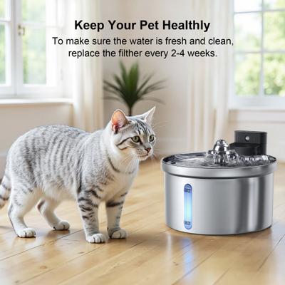 Show full view: Casfuy SY-W19 Cat Water Fountain Replacement Filters & Pre-Filter Sponges, 6 Count slide 6 of 6