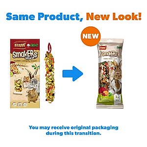 Vitapol by A&E Cage Company Small Animal Smakers Vegetable Treat Sticks