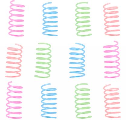 Show full view: Fashion's Talk 12 Piece Glow-In-The-Dark Colorful Jelly Springs Cat Toy slide 7 of 10