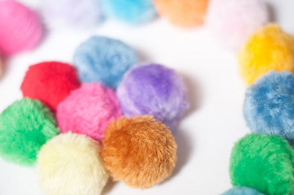 Show full view: Fashion's Talk 12 Piece Furry Rattle Ball Cat Toys slide 5 of 6
