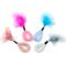 Show in main carousel: Fashion's Talk 12 Piece Rattle Fun Mesh Tubes & Bell Feather Cat Toys slide 5 of 6