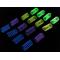 Show in main carousel: Fashion's Talk 12 Piece Glow-In-The-Dark Colorful Jelly Springs Cat Toy slide 8 of 10