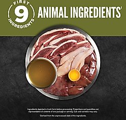ORIJEN Duck & Liver Entree Chunks & Shreds Wet Cat Food, 3-oz can, case of 12 slide 2 of 7
