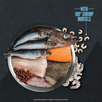 Show full view: ORIJEN Wild Reserve Wild-Caught Fish Dry Cat Food Recipe, 6.5-lb bag slide 4 of 11