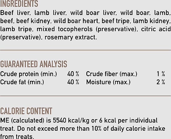 Show full view: ORIJEN Regional Red Grain-Free High-Protein Freeze-Dried Dog Treats, 3.25-oz bag slide 6 of 10