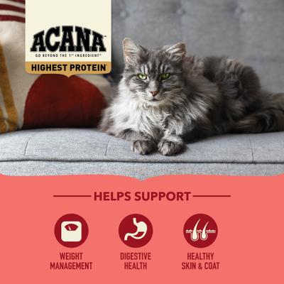 Show full view: ACANA Indoor Cat Highest Protein Dry Cat Food, 4-lb bag slide 5 of 12