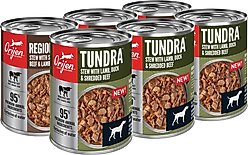 ORIJEN Premium Variety Pack Regional Red with Tundra Wet Dog Food, 12.8-oz can, case of 6