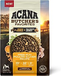ACANA Butcher's Favorites Grain-Free Free-Run Poultry & Liver Dry Dog Food, 4-lb bag