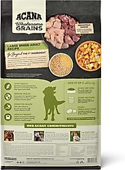 ACANA Wholesome Large Breed Adult Grains Dry Dog Food, 22.5-lb bag slide 2 of 9