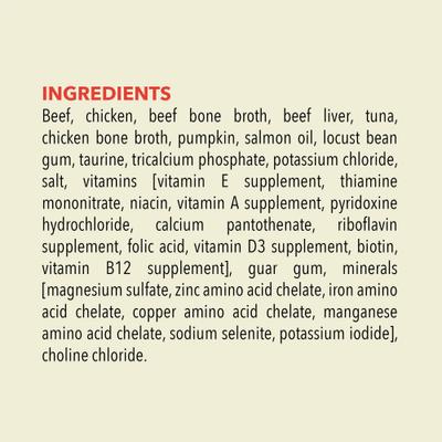 Show full view: ACANA Premium Beef Chicken & Tuna in Bone Broth Pate Wet Cat Food Recipe, 5.5-oz can, case of 12 slide 7 of 12