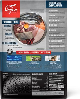 Show full view: ORIJEN Guardian Senior Grain-Free High-Protein Premium Dry Cat Food, 10-lb bag slide 3 of 13