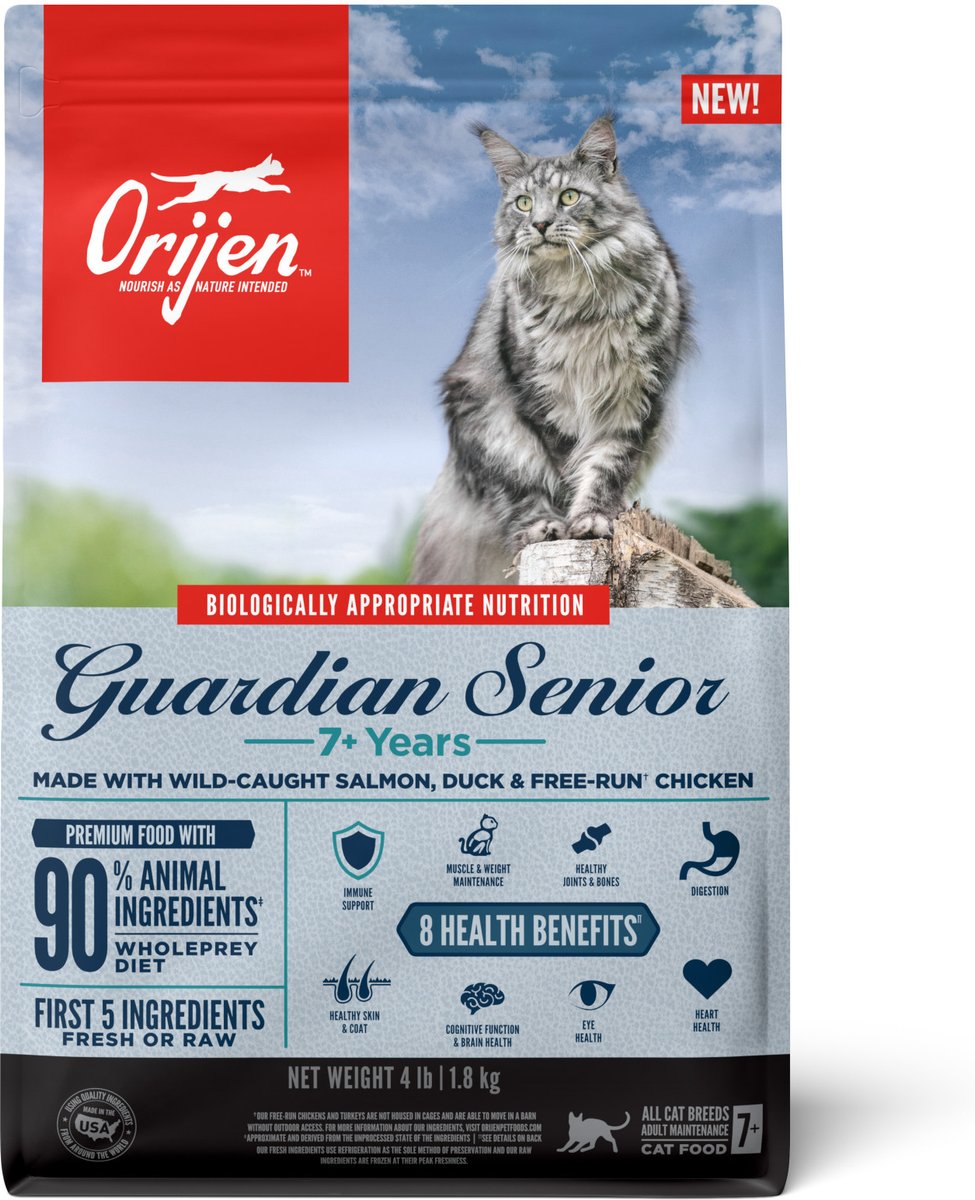 ORIJEN Guardian Senior Grain-Free High-Protein Premium Dry Cat Food