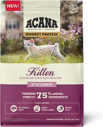 ACANA Highest Protein Kitten Dry Cat Food, 4-lb bag