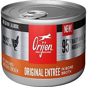 ORIJEN Original Entree in Bone Broth Wet Cat Food, 3-oz can, case of 24