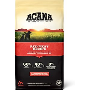 ACANA Red Meat Grain-Free Dry Dog Food, 32-lb bag